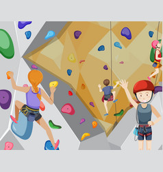 Indoor Rock Climbing Gym