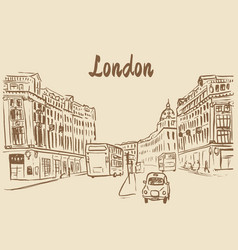 Sketch Of Regent Street