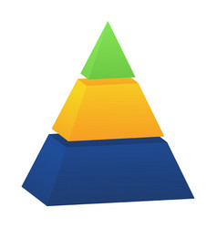 3d Pyramid Infographic Business Progress