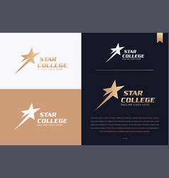 Star Shape Logo Award For Branding Academy