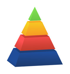 3d Pyramid Infographic Business Progress