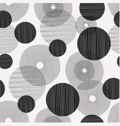 Circle Abstract Drawing Pattern With Modern Art