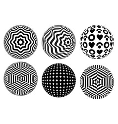 Op Art Optical Illusion 3d Shape Point Circle