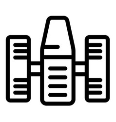 Satellite Icon In Bold Line Style