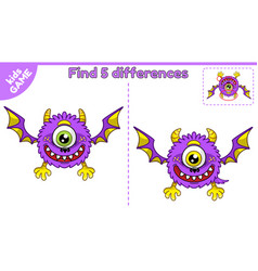 Game Find Differences Cartoon Monster-3