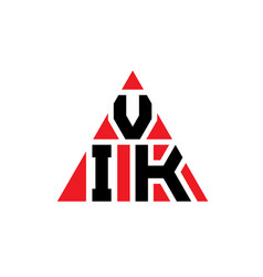 Vik Triangle Letter Logo Design