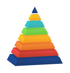 3d Pyramid Infographic Business Progress