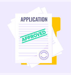 Application Form Submit Flat Style Design Icon