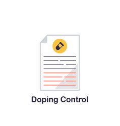 Doping Control Drug Free Checkup Test