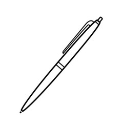 Fine Writing Pen Outline