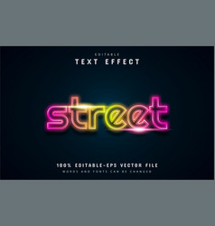 Street Text Neon Style Text Effect