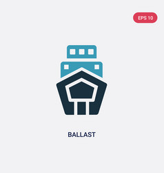 Two Color Ballast Icon From Nautical Concept