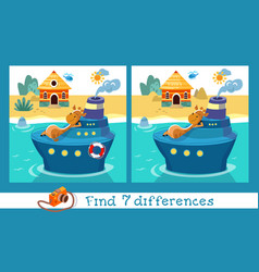 Find 7 Differences Educational Puzzle Game For