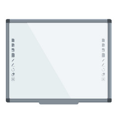 Modern Interactive Board Icon Cartoon