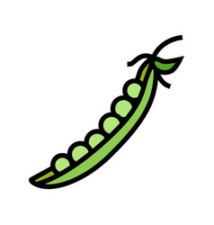 Peas Seed Color Icon