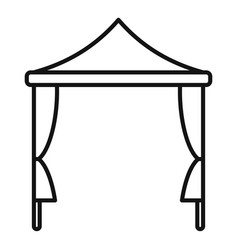 Street Food Festival Tent With Curtains For