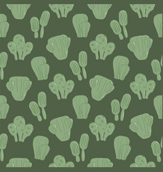 Cactus Seamless Pattern Mexican Exotic Plant