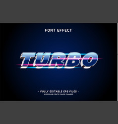 Turbo Font Effect