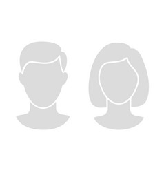 Anonymous Generic Male And Female Heads