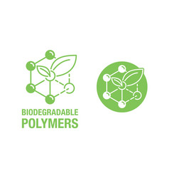 Biodegradable Polymers Green Emblem