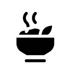 Hot Meal Black Glyph Ui Icon