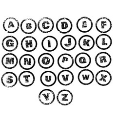 Basic Rubber Stamp Alphabet