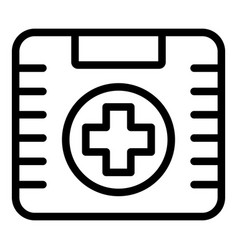 First Aid Kit Icon Outline Money Poverty