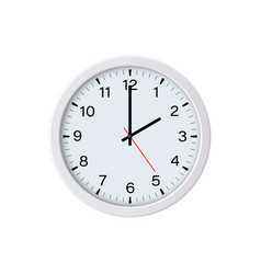 White Circle Clock Face Showing Two Oclock