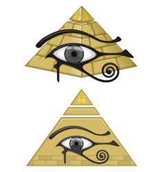 Ancient Egyptian Pyramid With The Eye Of Horus