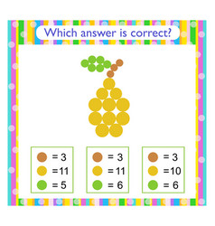 Math Activity For Kids Preschool Worksheet