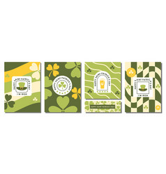 Happy Saint Patricks Day Template Cover Set