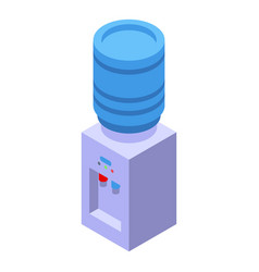 Office Water Cooler Icon Isometric Delivery