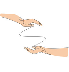 Two Hands Protection Gesture Single Continuous