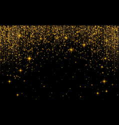 Gold Glitter Powder Splash Background Golden