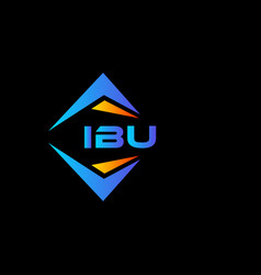 Ibu Abstract Technology Logo Design On White