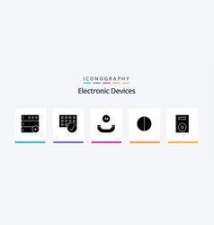 Devices Glyph 5 Icon Pack Including Technology