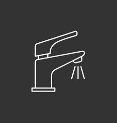 Faucet Icon Editable Stroke