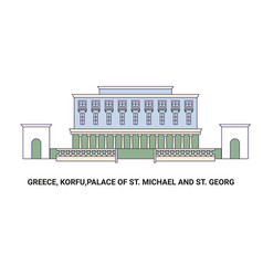 Greece Korfupalace Of St Michael And St Georg