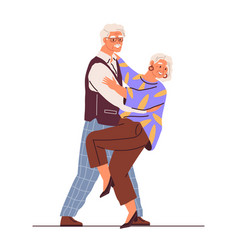 Old Couple Dance Man And