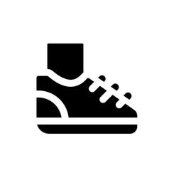 Sneaker Black Glyph Ui Icon