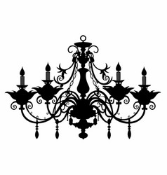 Chandelier Black Silhouette G