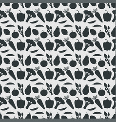 Vegetarian Fruit And Vegetables Seamless Pattern