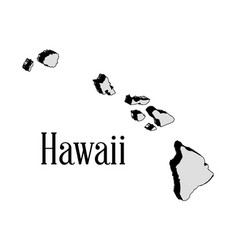 Hawaii Islands In 3d Map