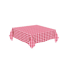 Red And White Checkered Tablecloth