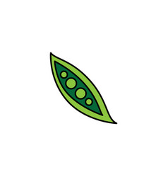 Pea Vegetable Icon Design