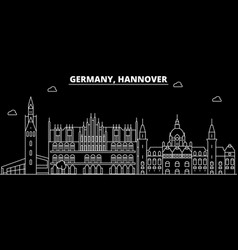 Hanover Silhouette Skyline Germany