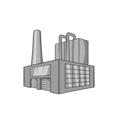 Large Brewery Icon Black Monochrome Style