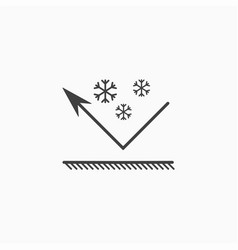 Snowfall Icon Snowproof Material