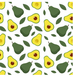 Vegetarian Fruit And Vegetables Seamless Pattern