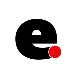 E Company Name Initial Letters Icon